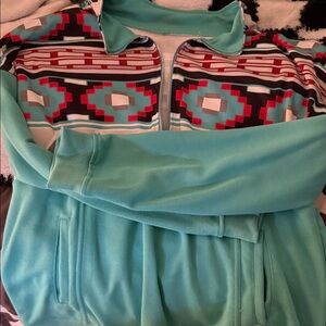 Colorful Geometric Patterned Jacket